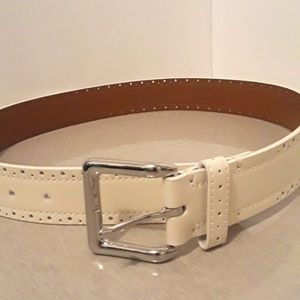 Ladies-Chaps Off White Belt